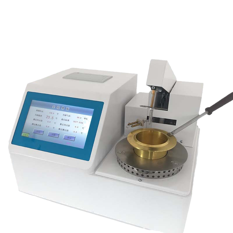 Ganap na awtomatikong pagbubukas ng flash point tester